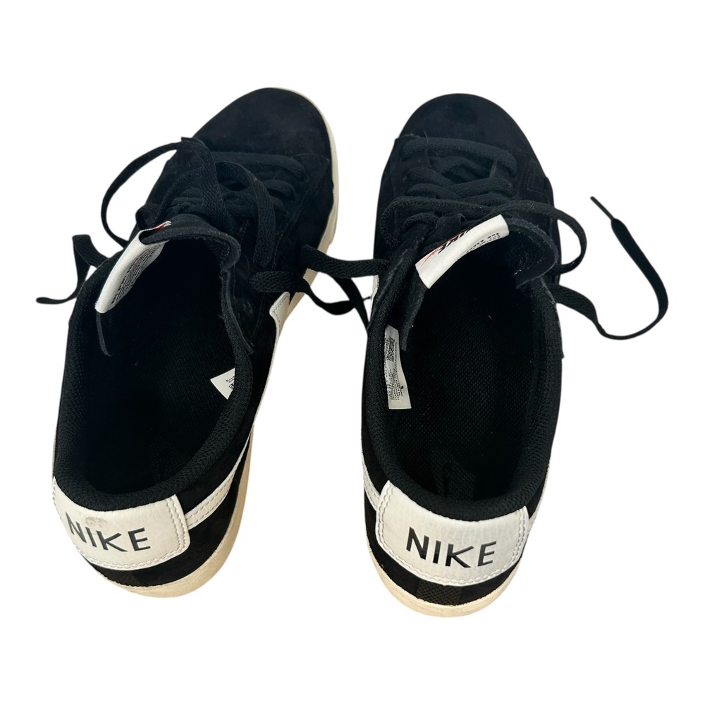 Nike Blazer Low SD Black Suede White Swoosh Women's Shoes Size 8.5‎ AV9373-001 - Picture 8 of 9